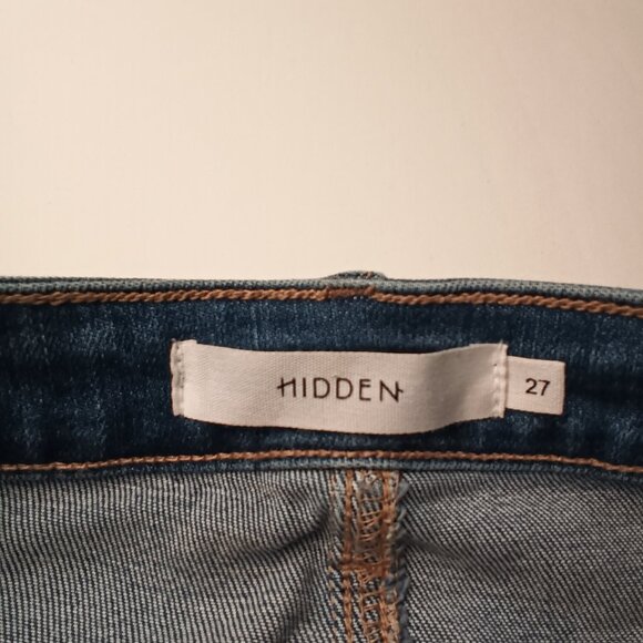 Hidden Jeans Size 27/4 High Rise Skinny Leg Medium Wash - Picture 5 of 9